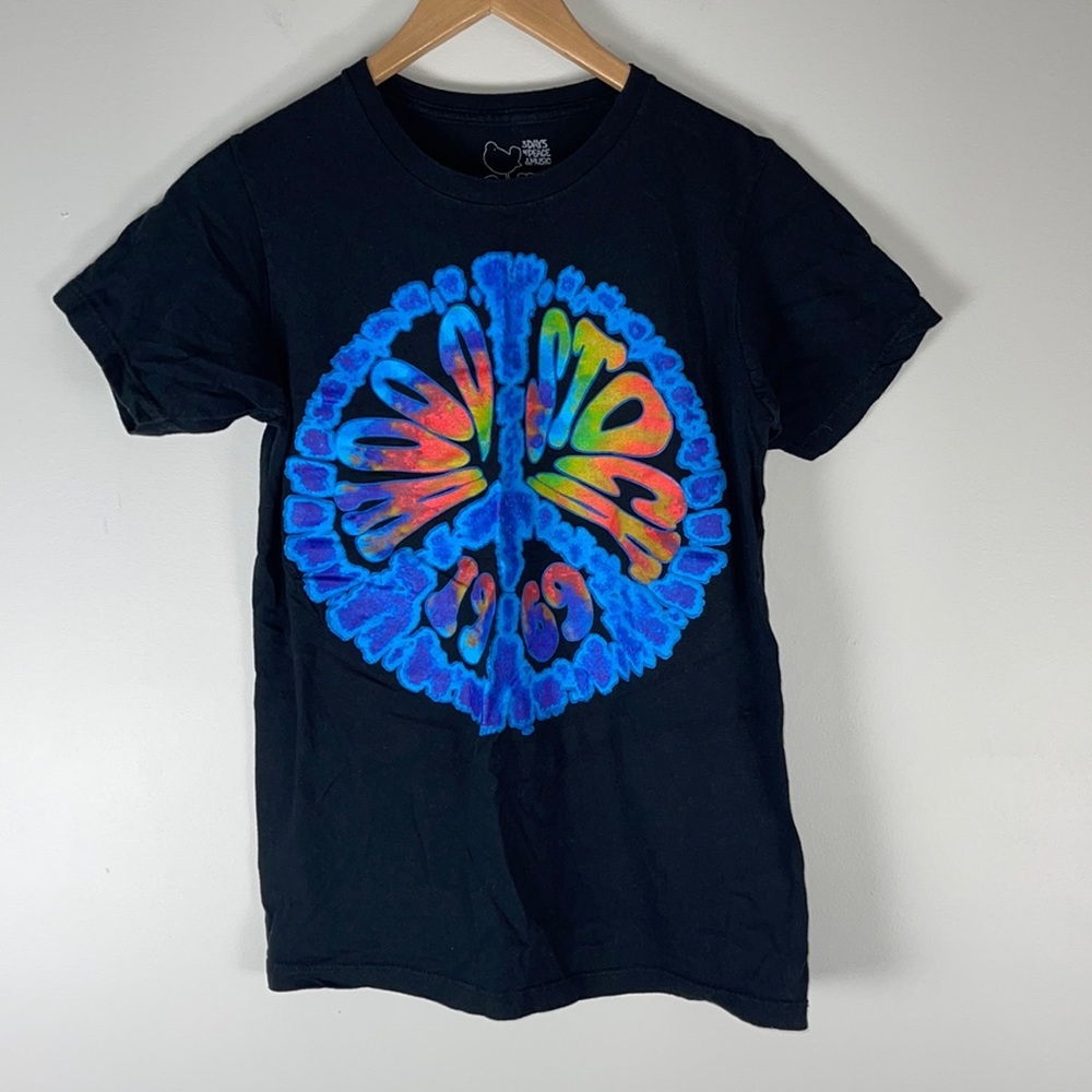 Vibrant Tie-Dye Peace Sign T-Shirt